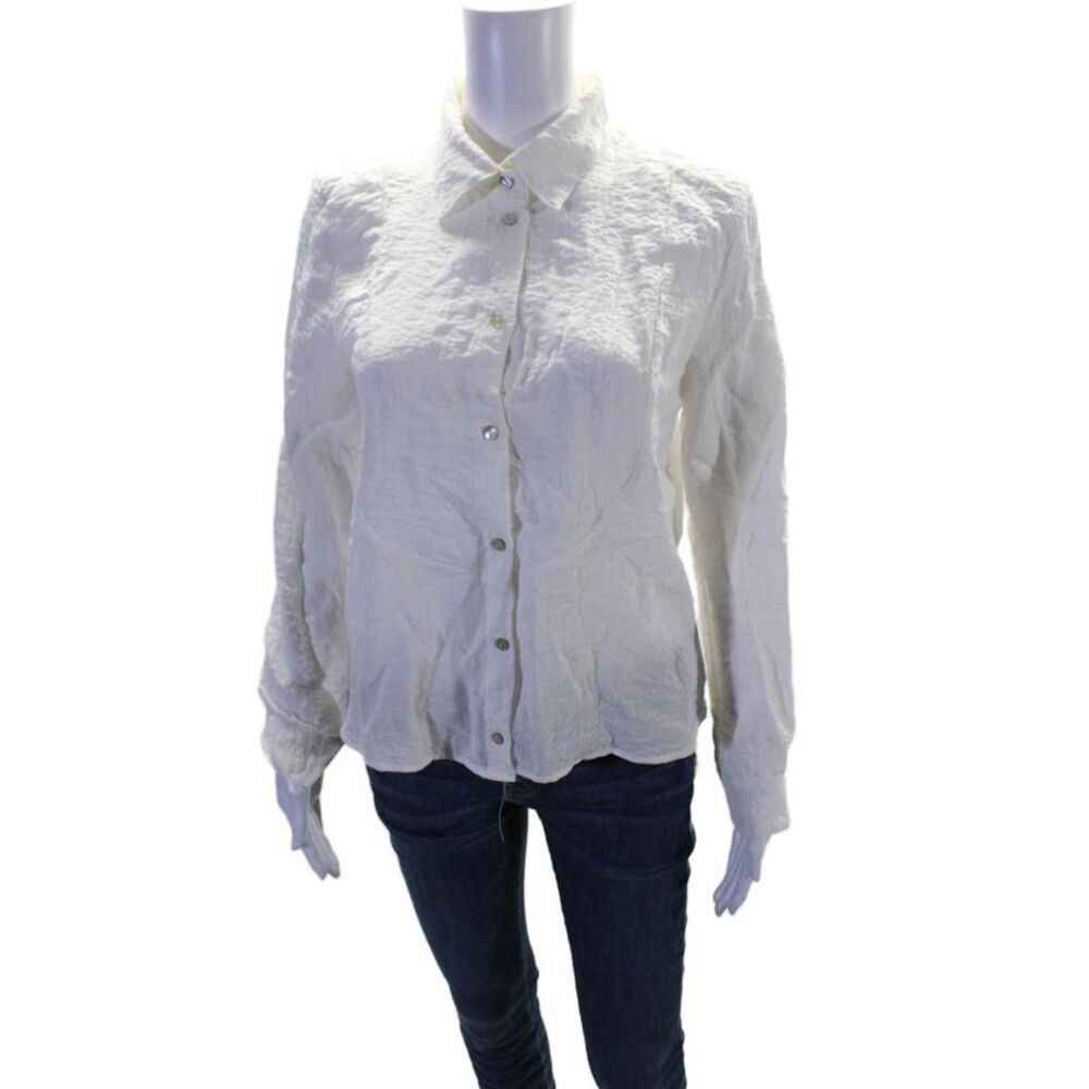 Objects Without Meaning Womens Button Down Blouse… - image 2
